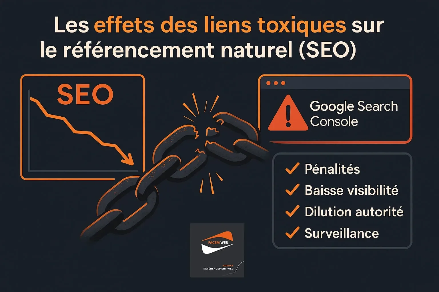 effets liens toxiques seo