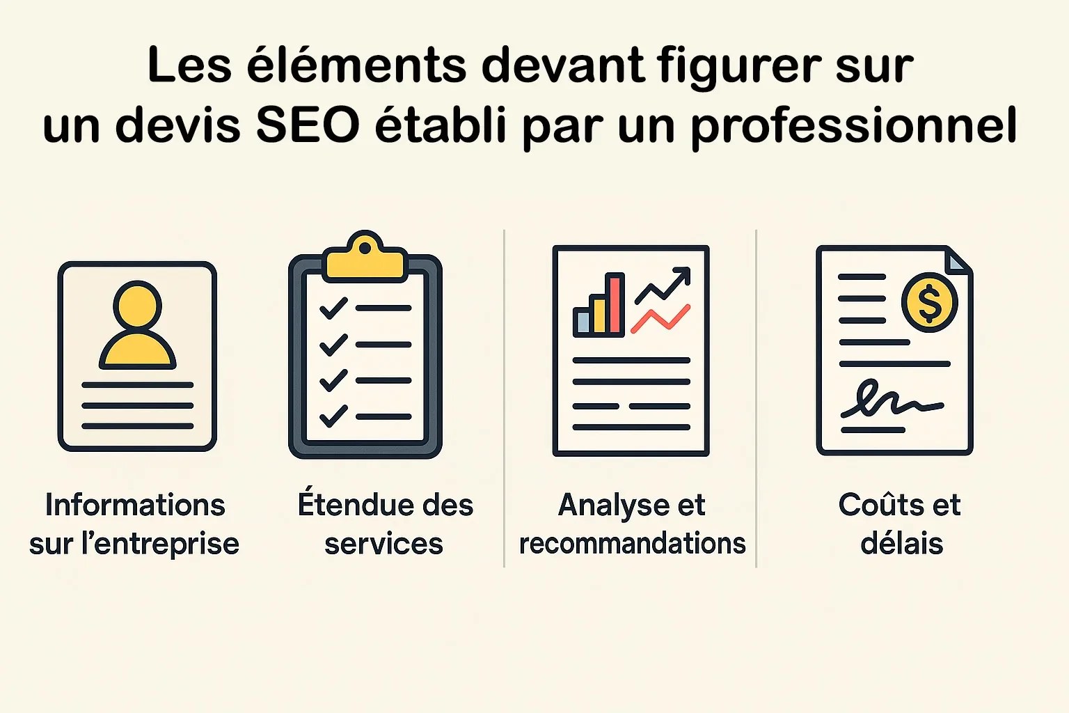 éléments devis seo professionnel