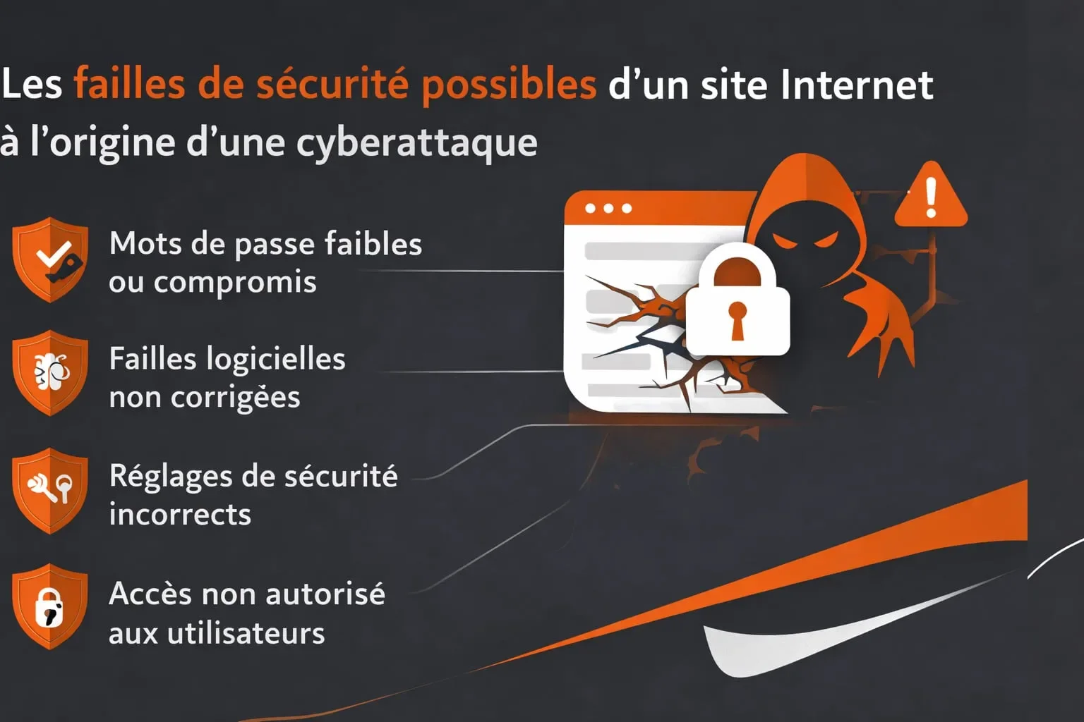 failles de securité possible site internet