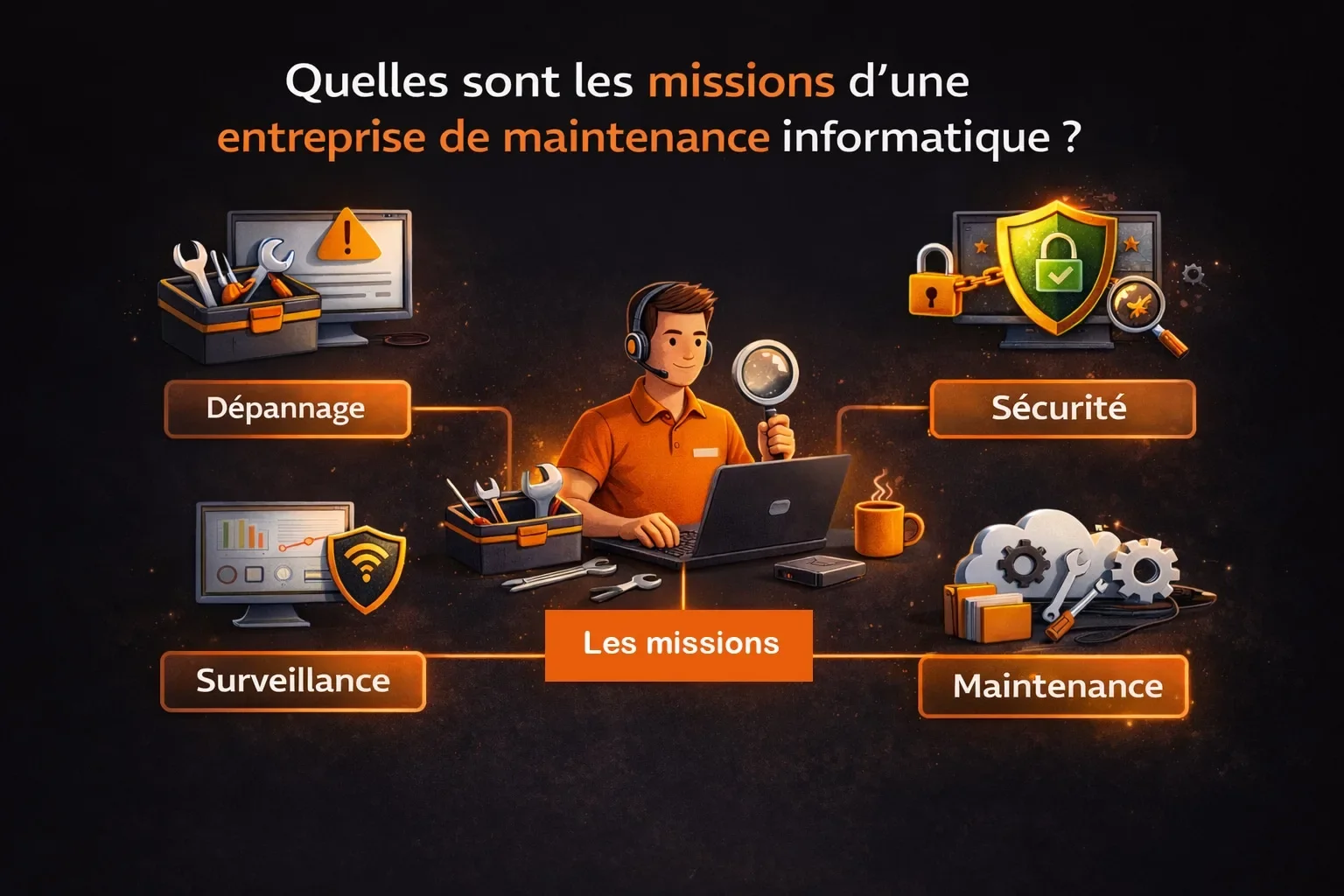 missions entreprise maintenance informatique