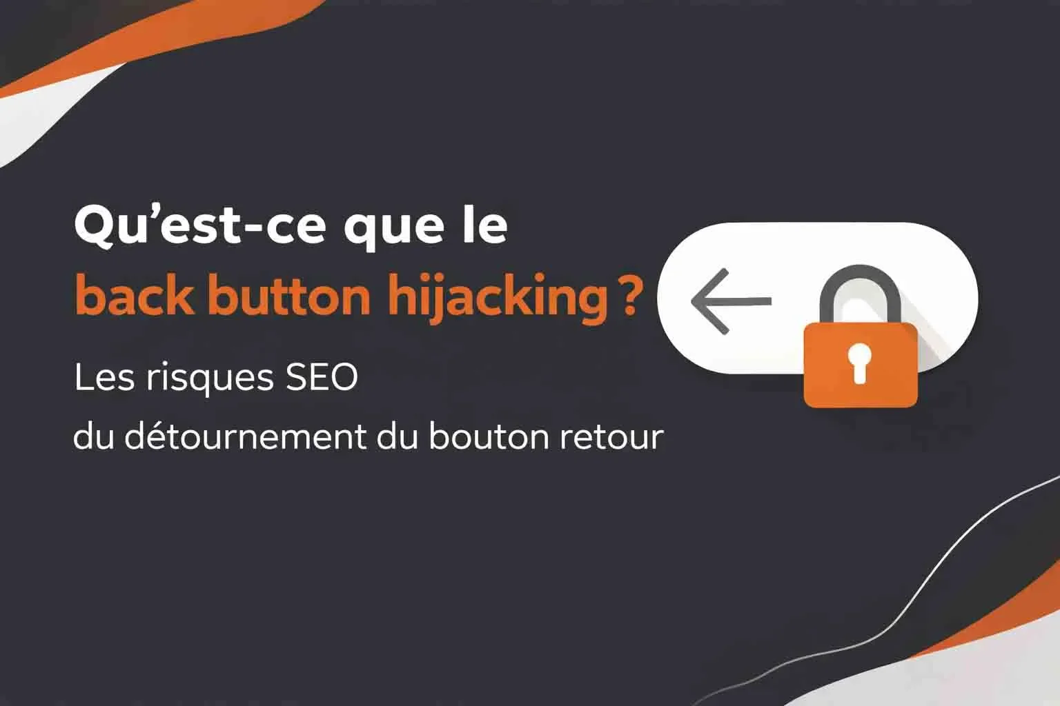 seo detournement du bouton retour