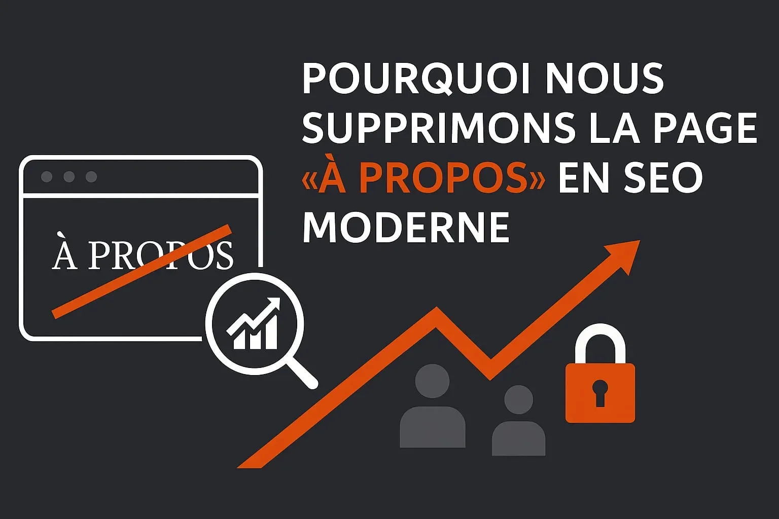 suppression page a propos seo