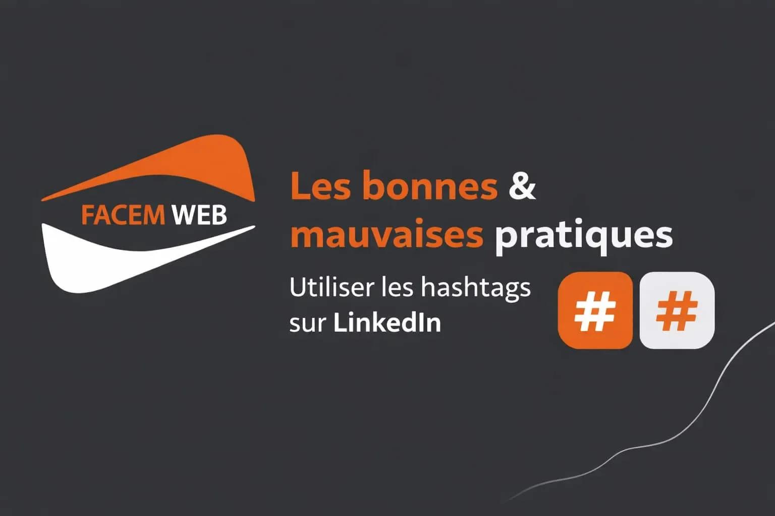 utilisation hashtag linkedin