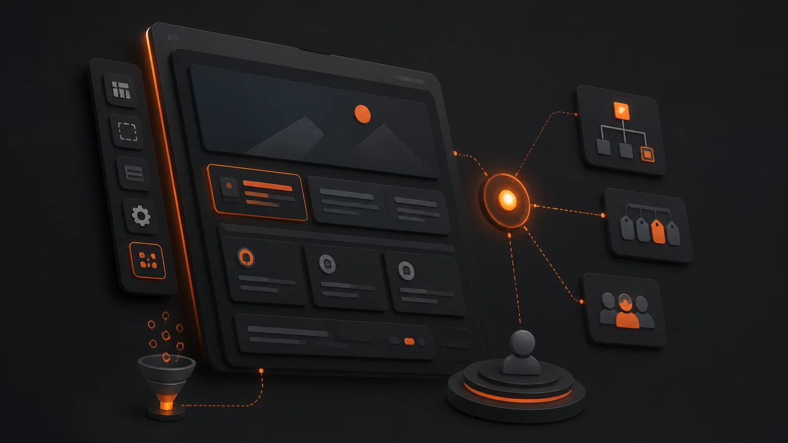 Conditions d'affichage configurées sur un modèle du Theme Builder