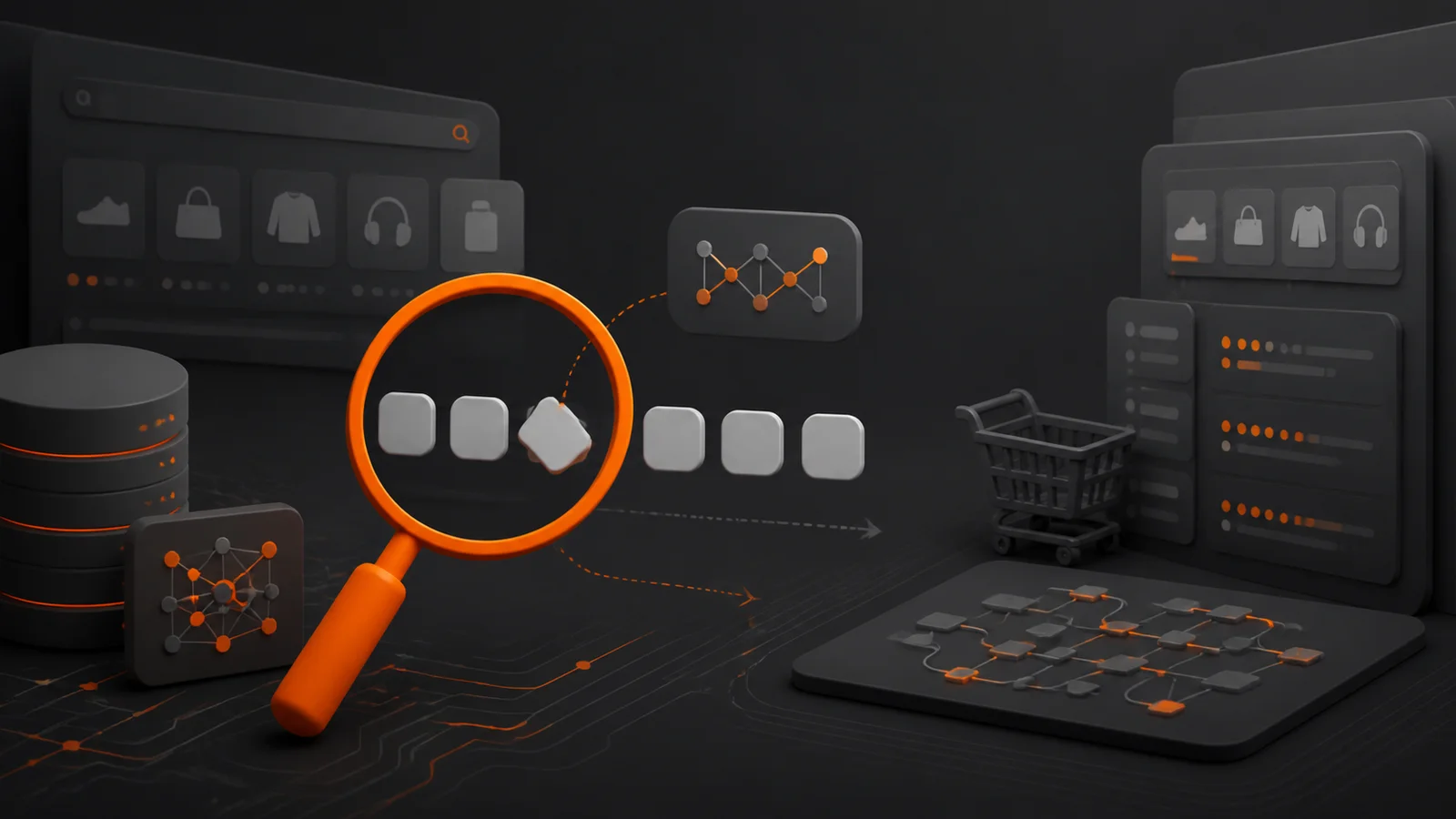 Recherche de produits dans le catalogue d'une boutique en ligne