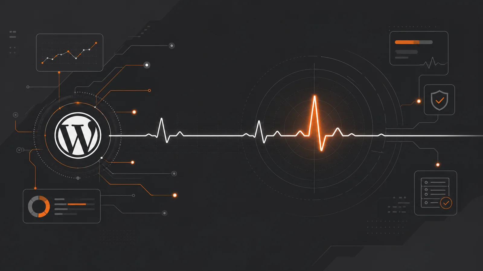 Tableau de supervision d'un site WordPress en production