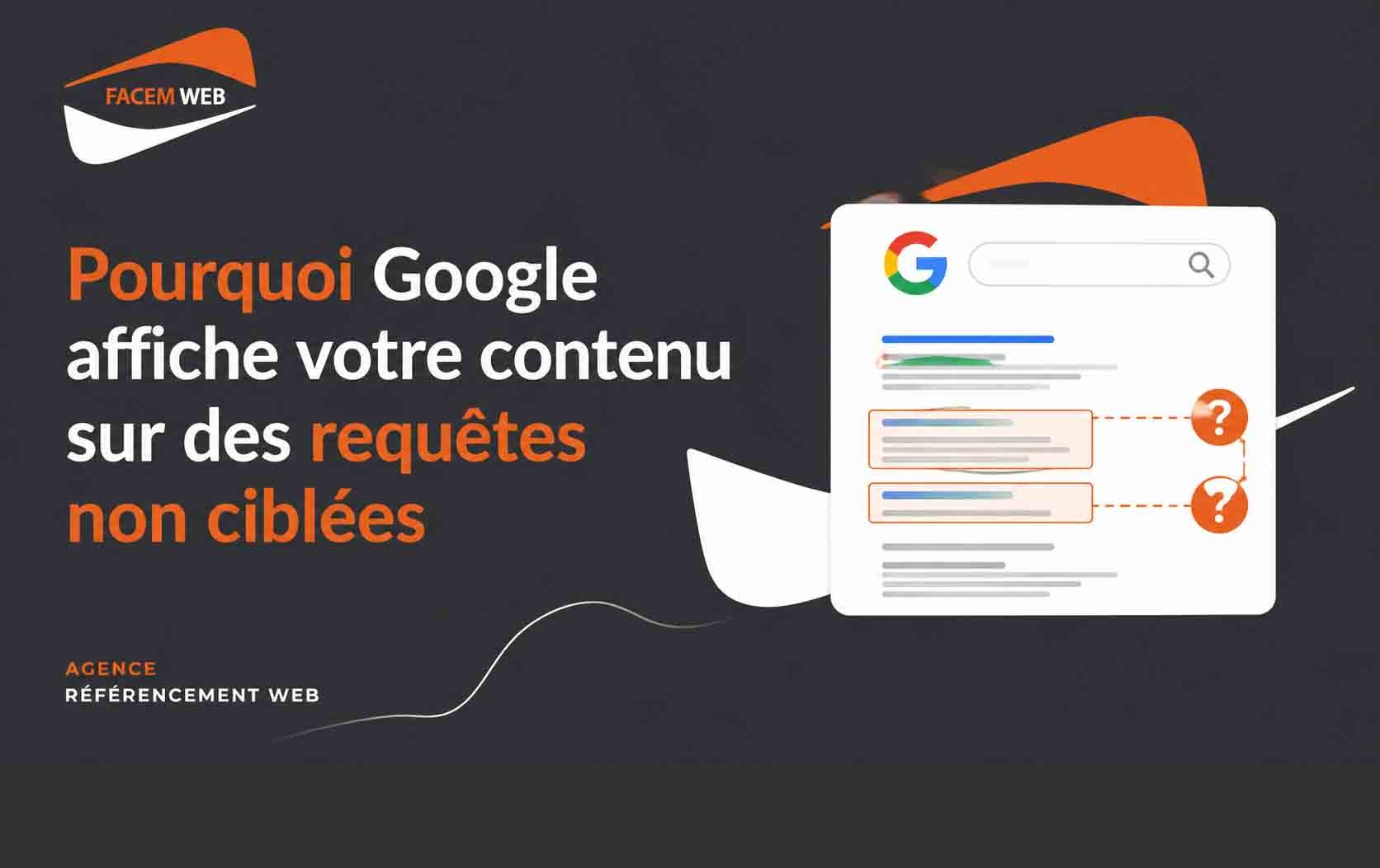 affichage contenu requete non ciblée google