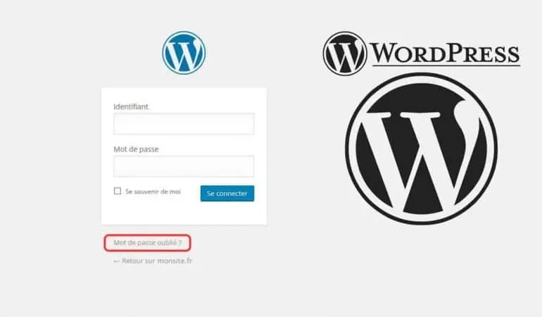 connexion back office de wordpress