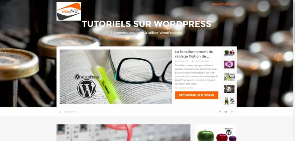 nouveau blog wordpress de l agence facem