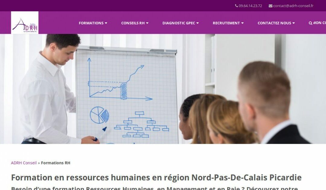 Création d&rsquo;un site de conseil rh, de formation et d&rsquo;aide au recrutement