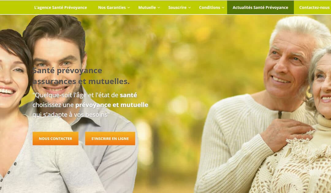 Création d&rsquo;un site internet de mutuelle assurance en ligne
