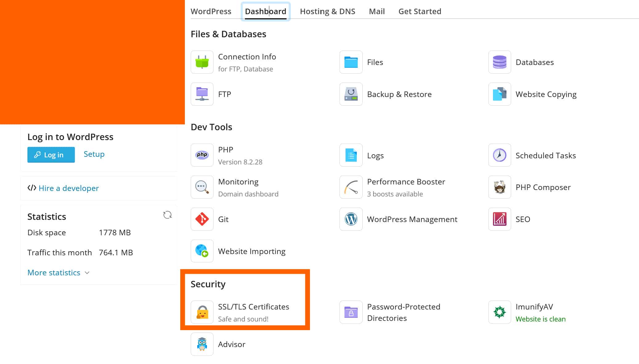 installer un certificat ssl avec plesk