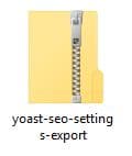 fichier seo seeting export