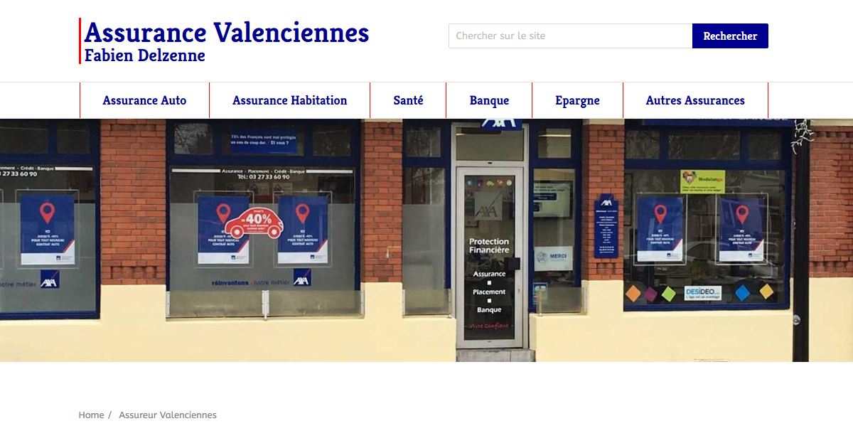 Création de site Web pour un assureur