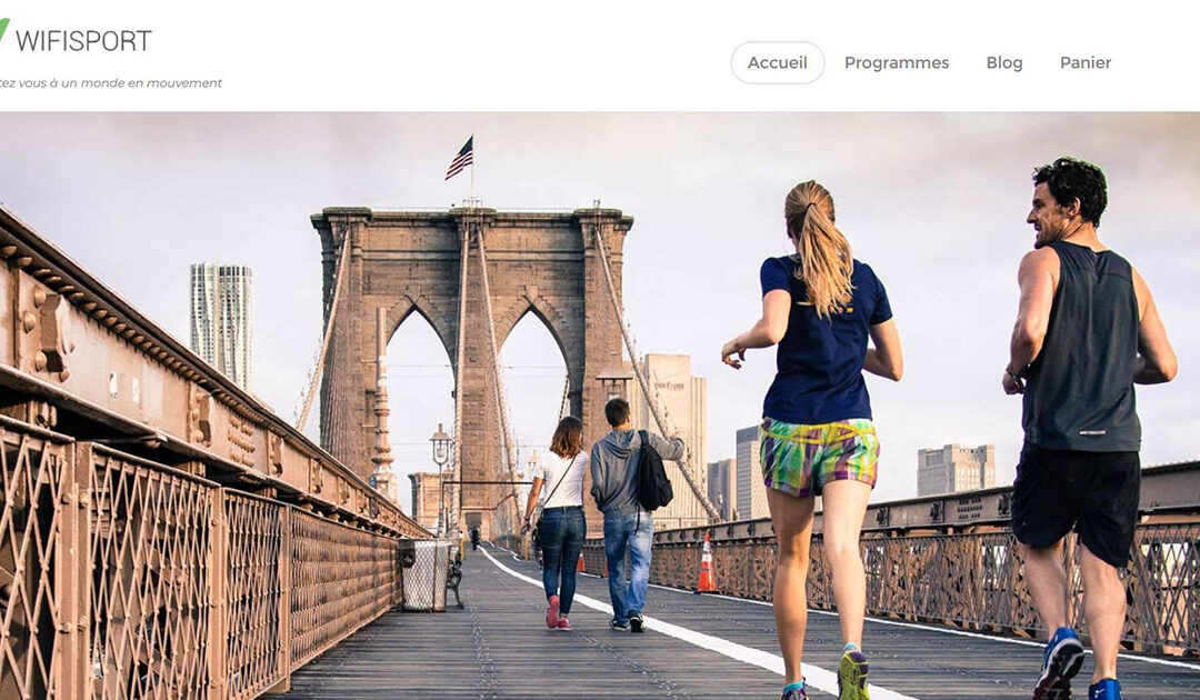 Site de diététique en ligne : Création de la marque Wifisport