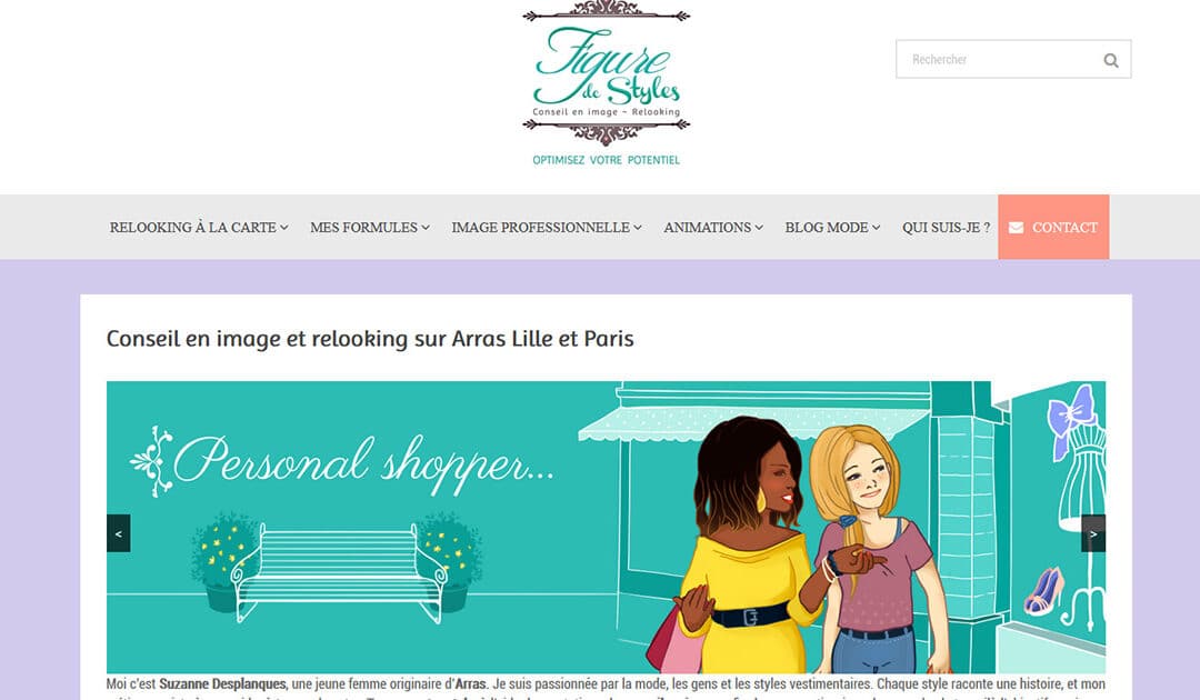 Refonte partielle du site Internet Figure de Styles