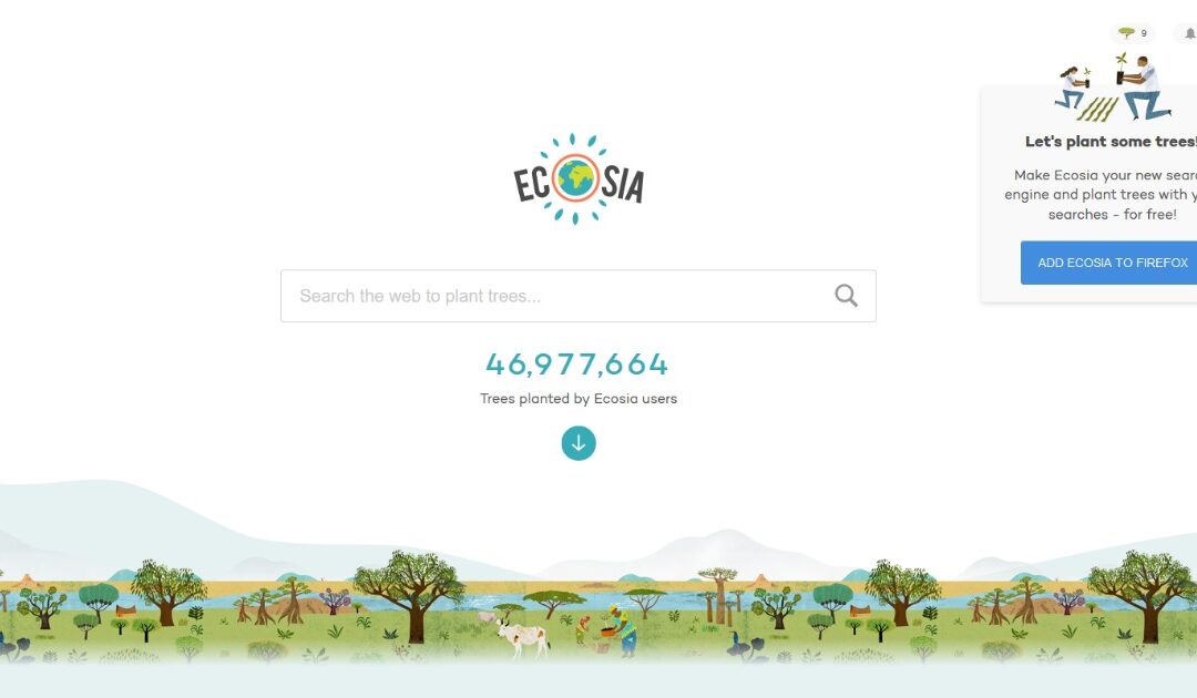 Ecosia, moteur de recherche qui plante des arbres et récolte des utilisateurs