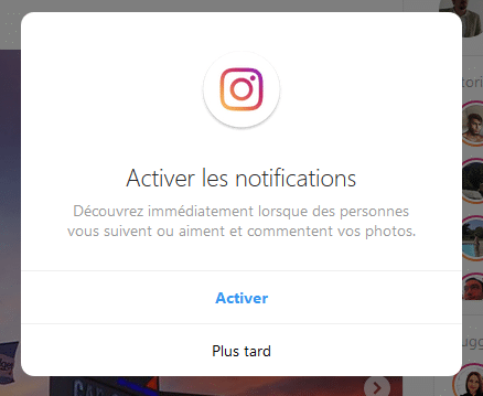 activer les notifications