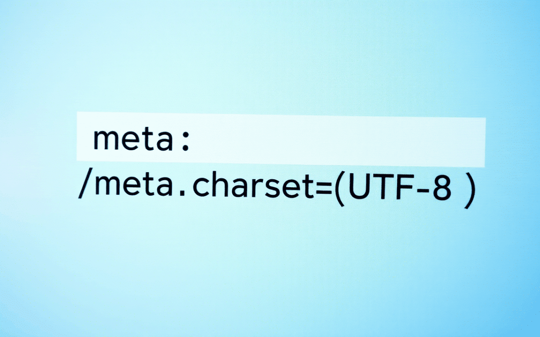 <meta charset= »UTF-8″ /> : Définition et fonctionnement