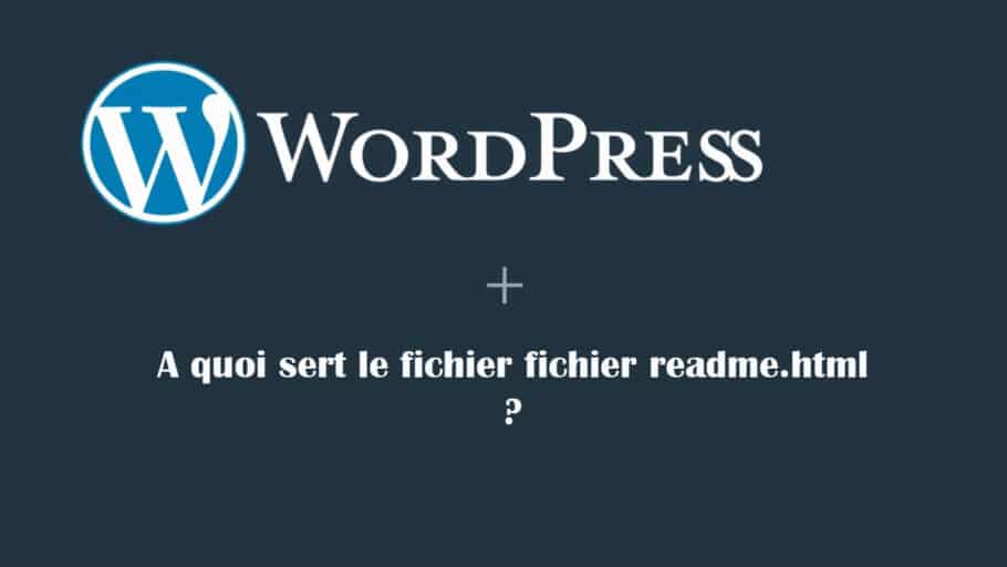 fichier readme html wordpress