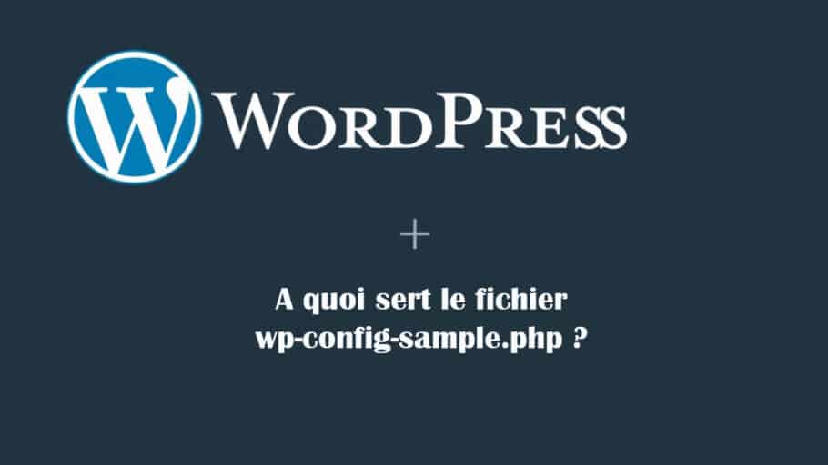 fichier wp-config-sample php