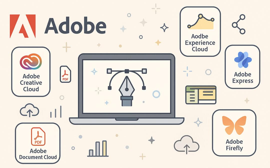 Qu’est-ce qu’Adobe ? Définition & services, histoire, tarifs