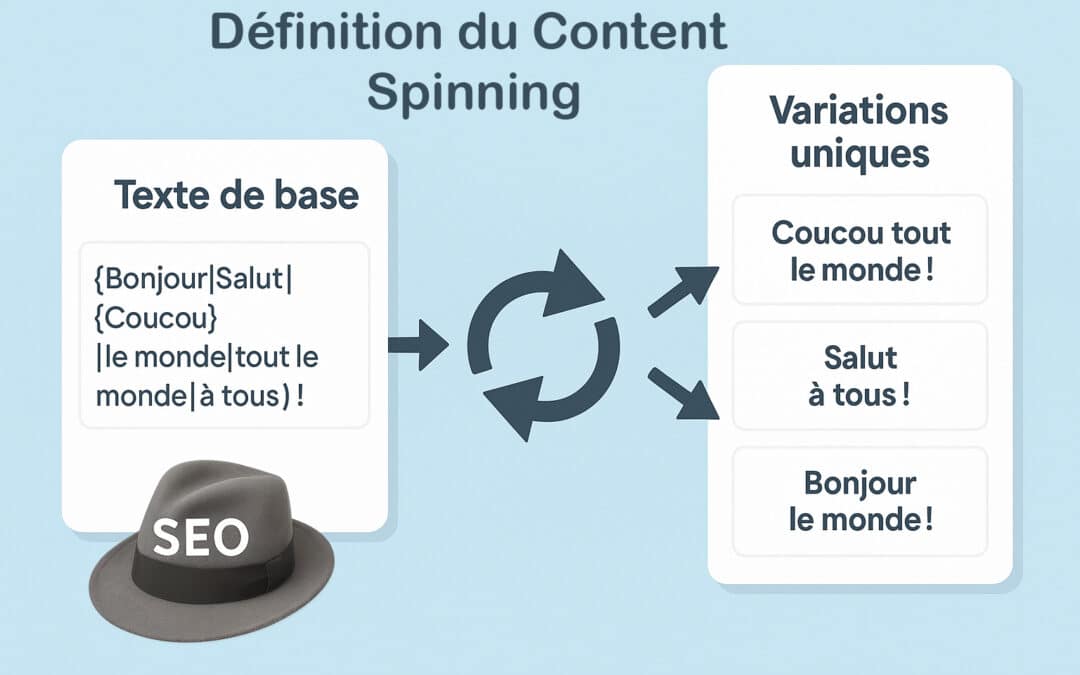 Qu’est-ce que le content spinning ? Définition en SEO