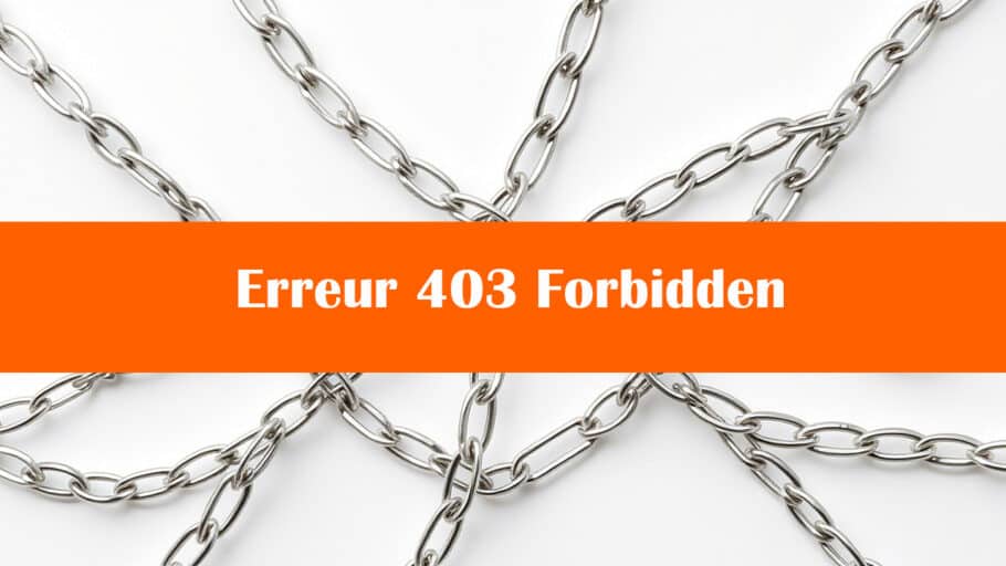 erreur 403 forbidden