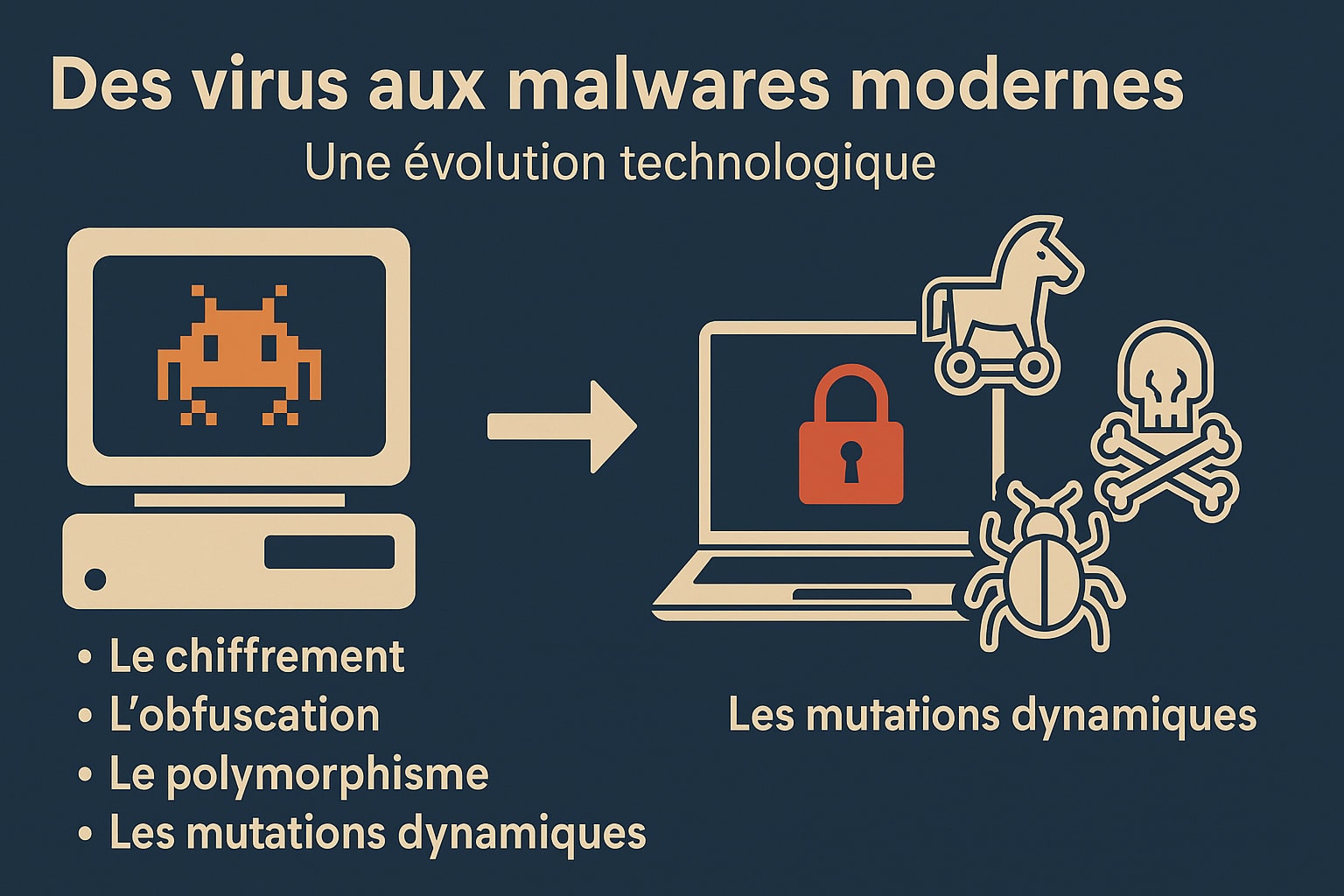 évolutuion virus informatique