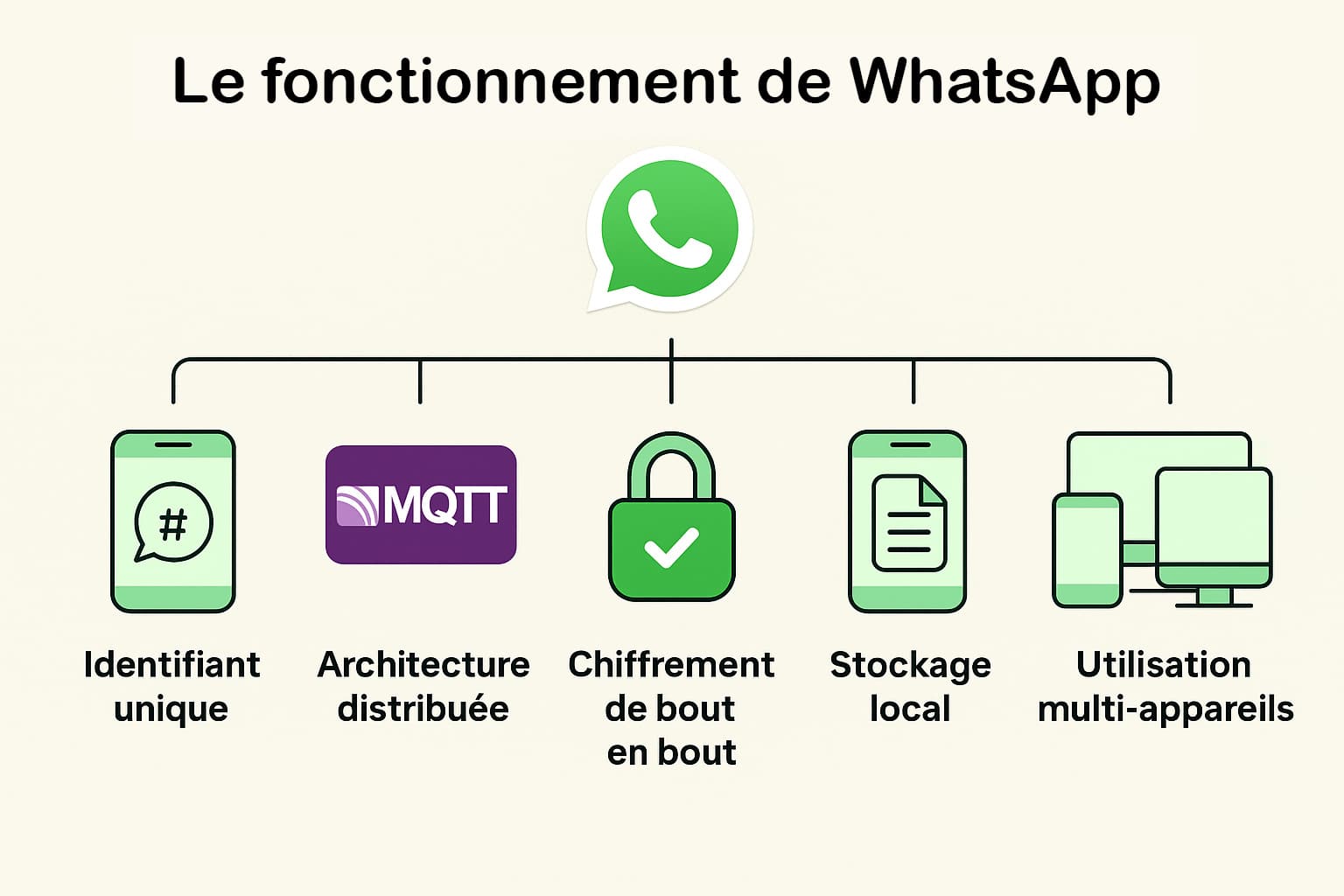 fonctionnement de whatsapp