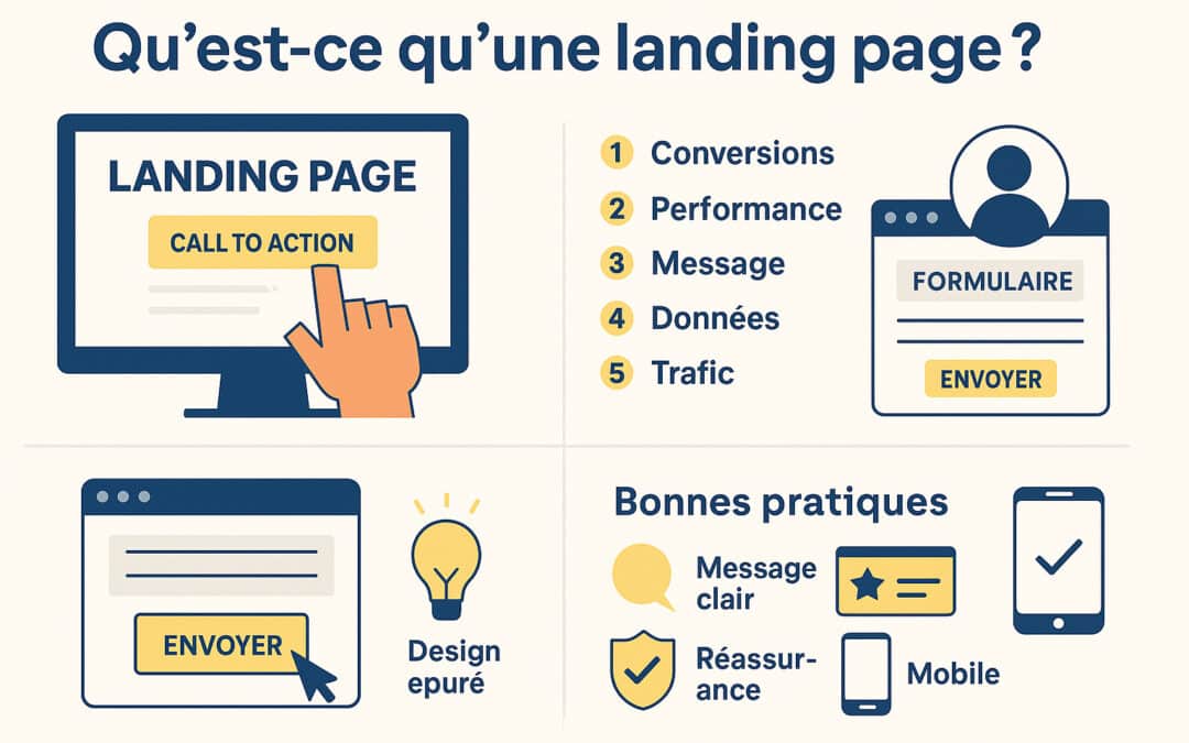 Qu’est-ce qu’une landing page ? Définition & principes