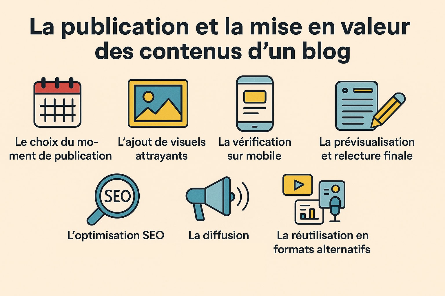mise en valeur des contenus blog
