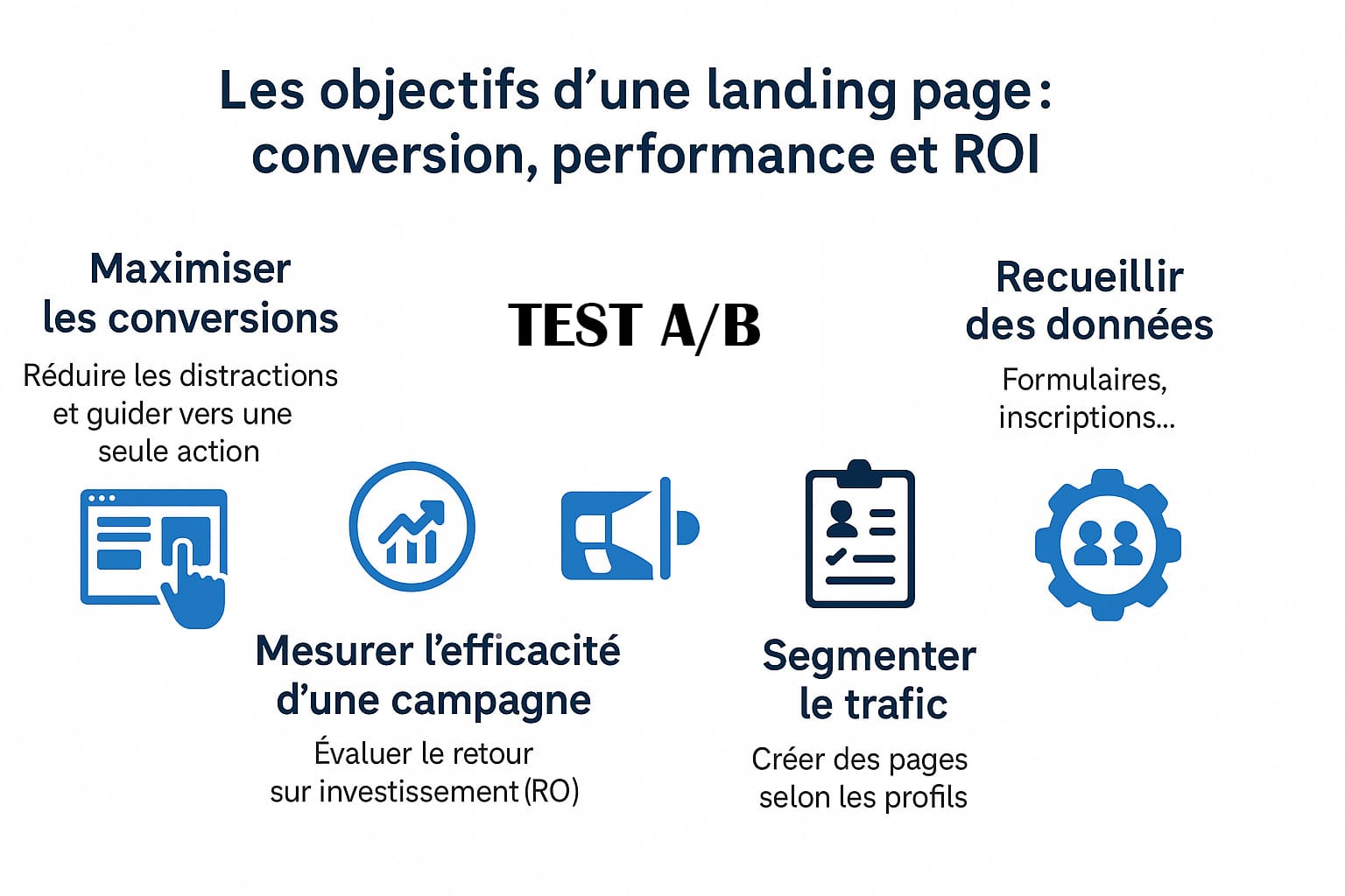 objectifs landing page