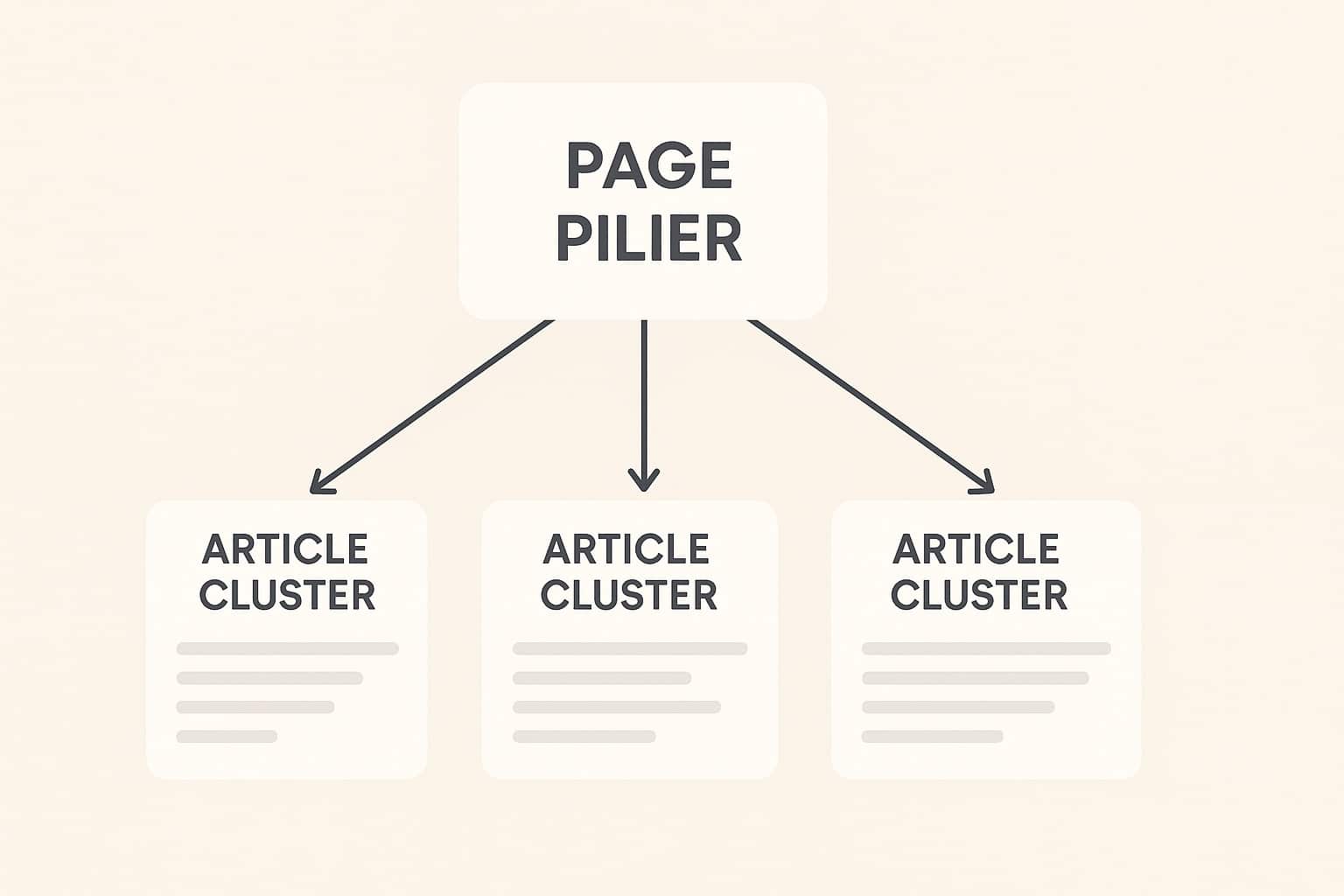 schema de cluster SEO