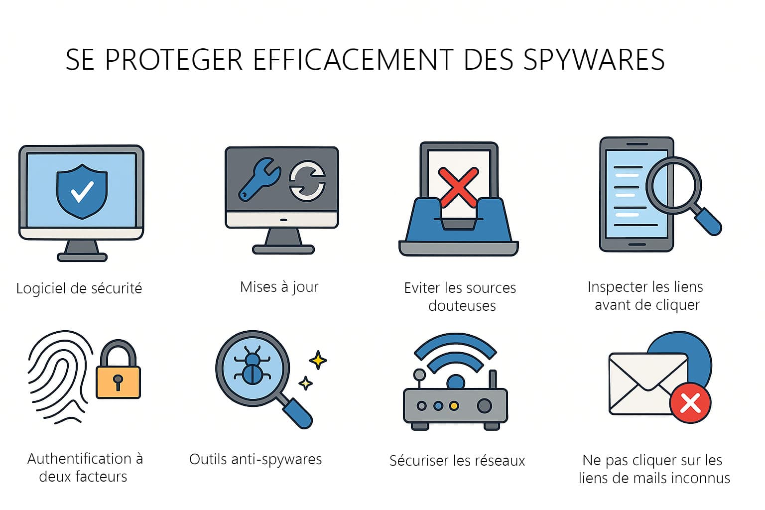 se proteger des spywares