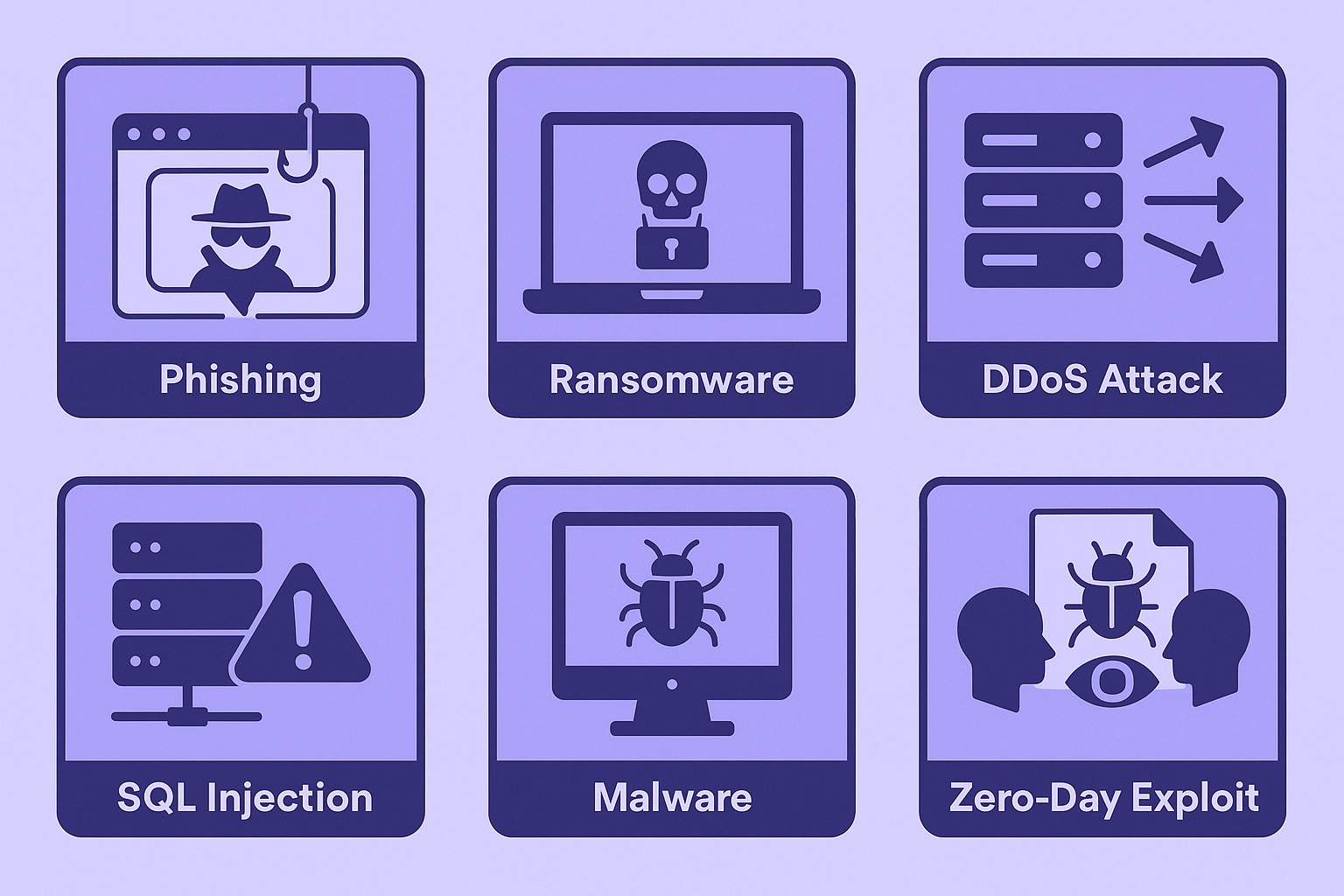 types de cyberattaques