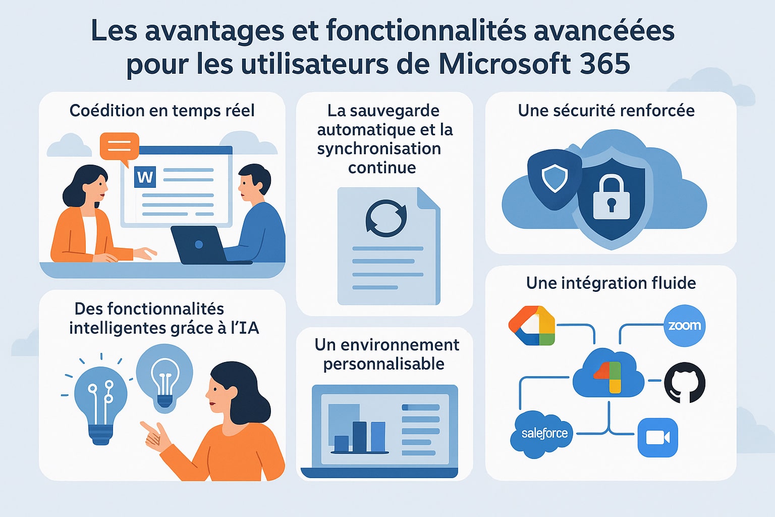 avantages fonctionnalités microsoft 365