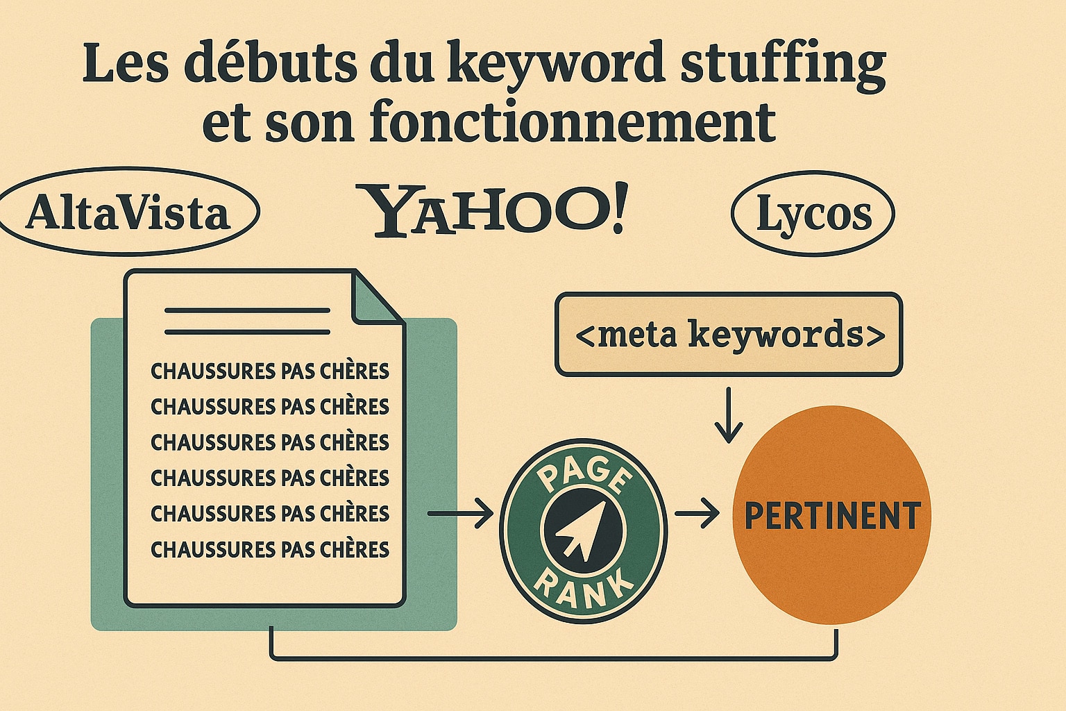 debuts du keyword stuffing