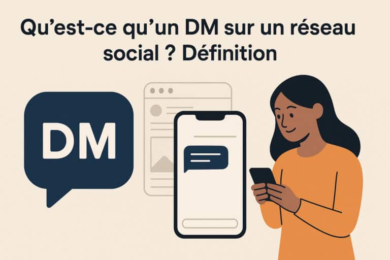 dm réseau scoial
