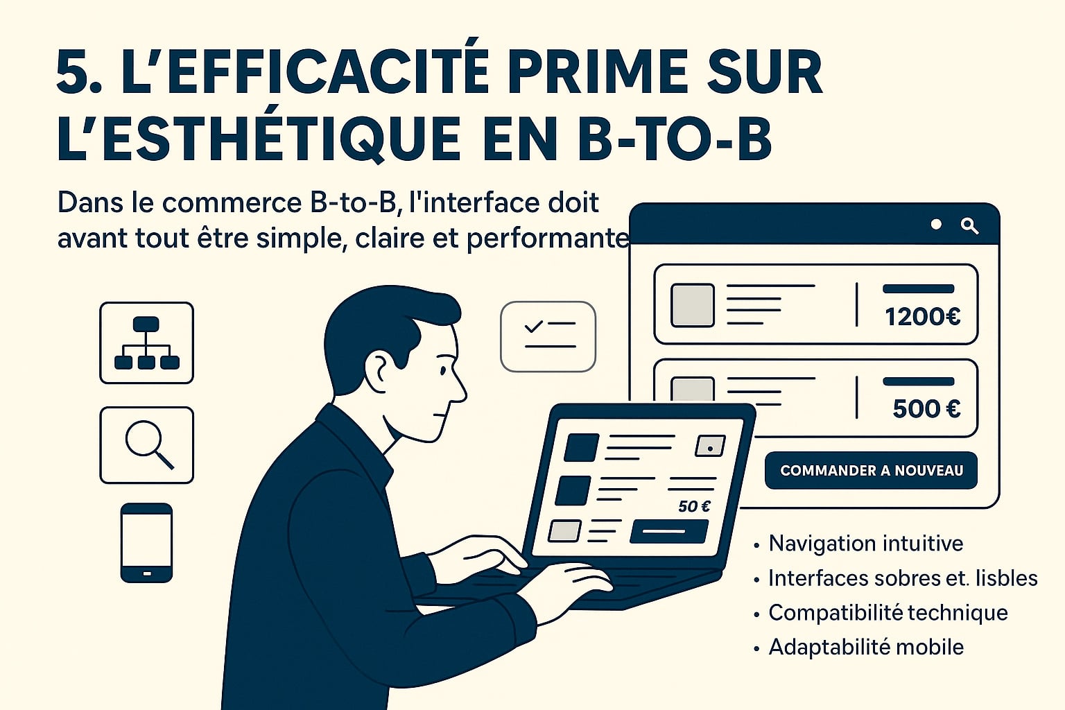 efficacite avant esthetique b to b
