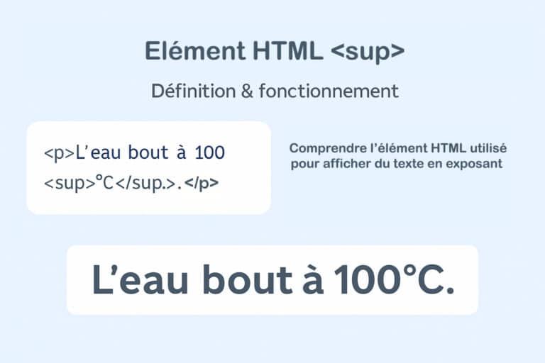 element html sup definition