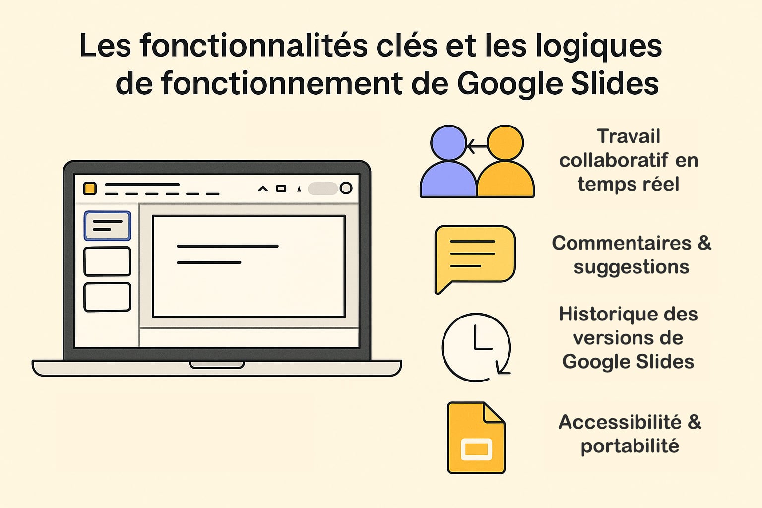 fonctionnalites google slides
