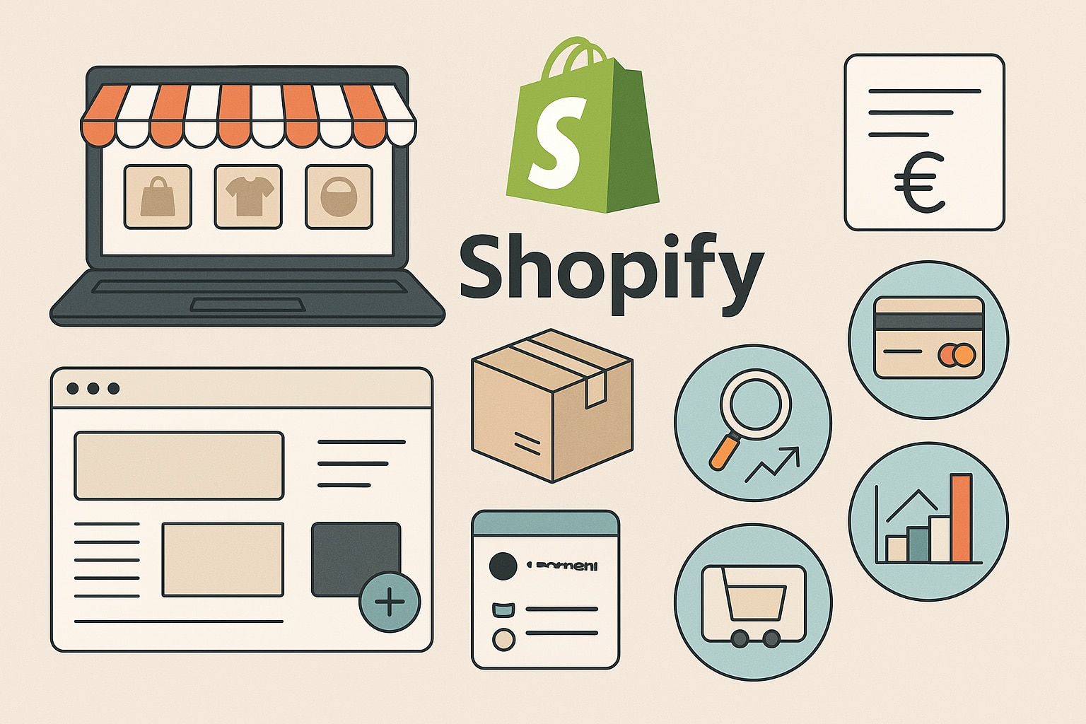 fonctionnalités shopify