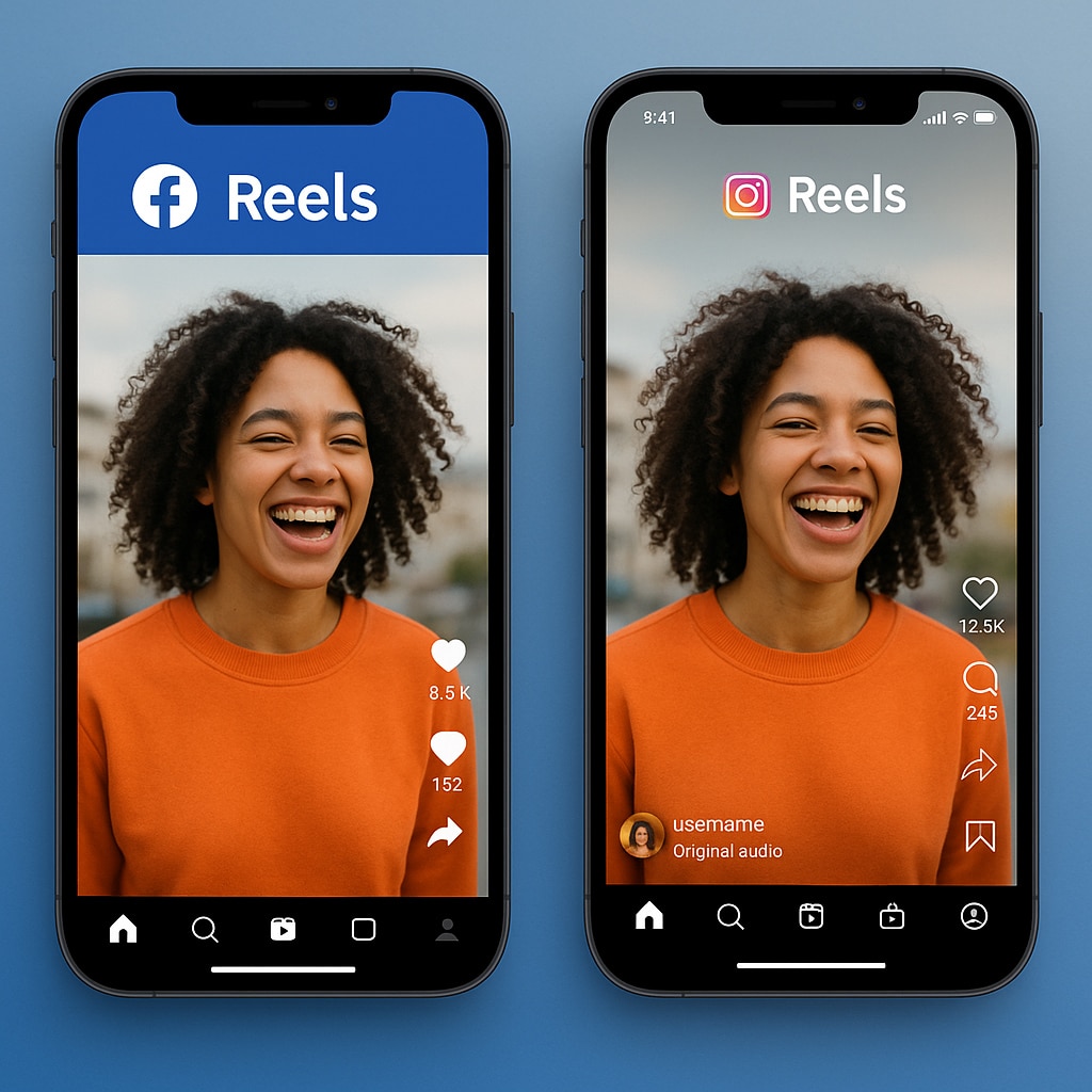 les réels sont sur Facebook et instagram