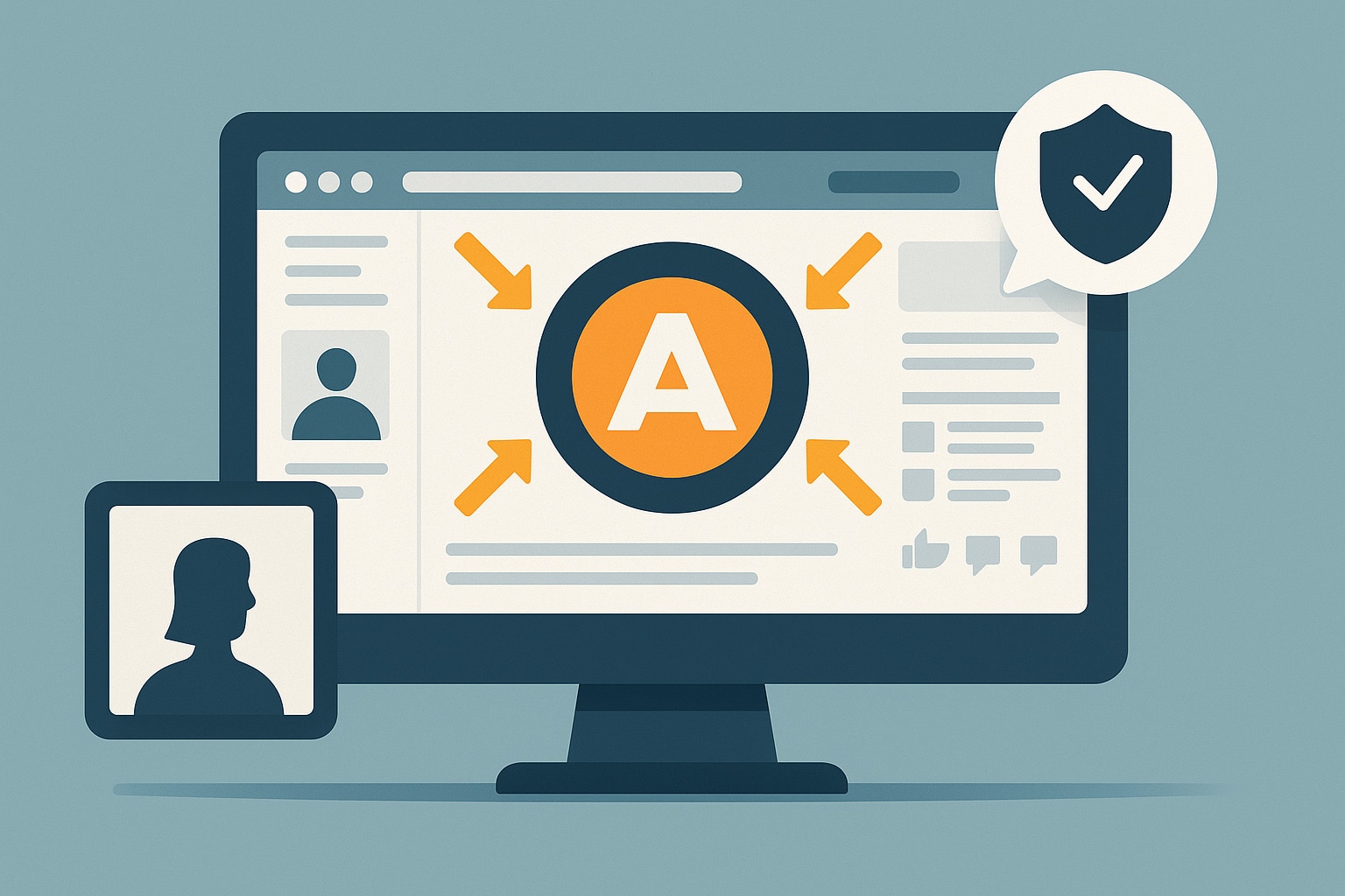 optimisation photo de profil reseau social