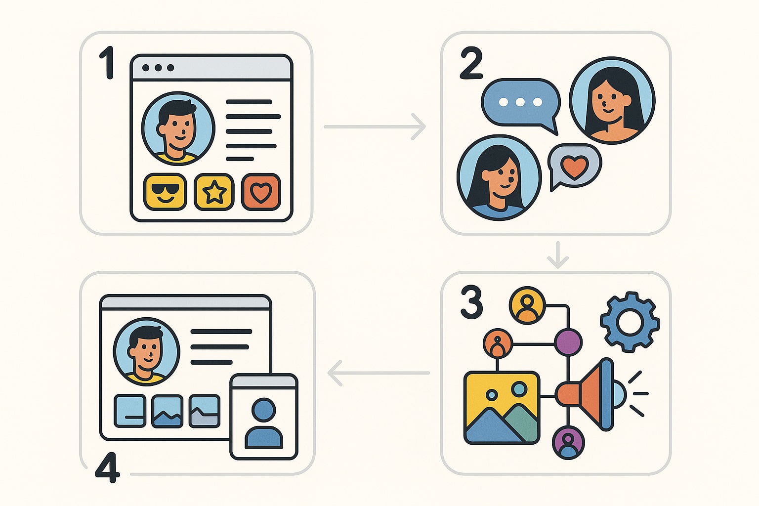 optimiser profil reseau social