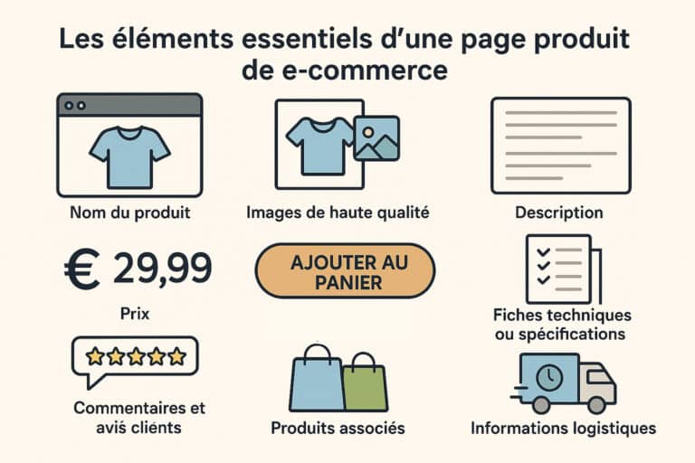 page produit e commerce