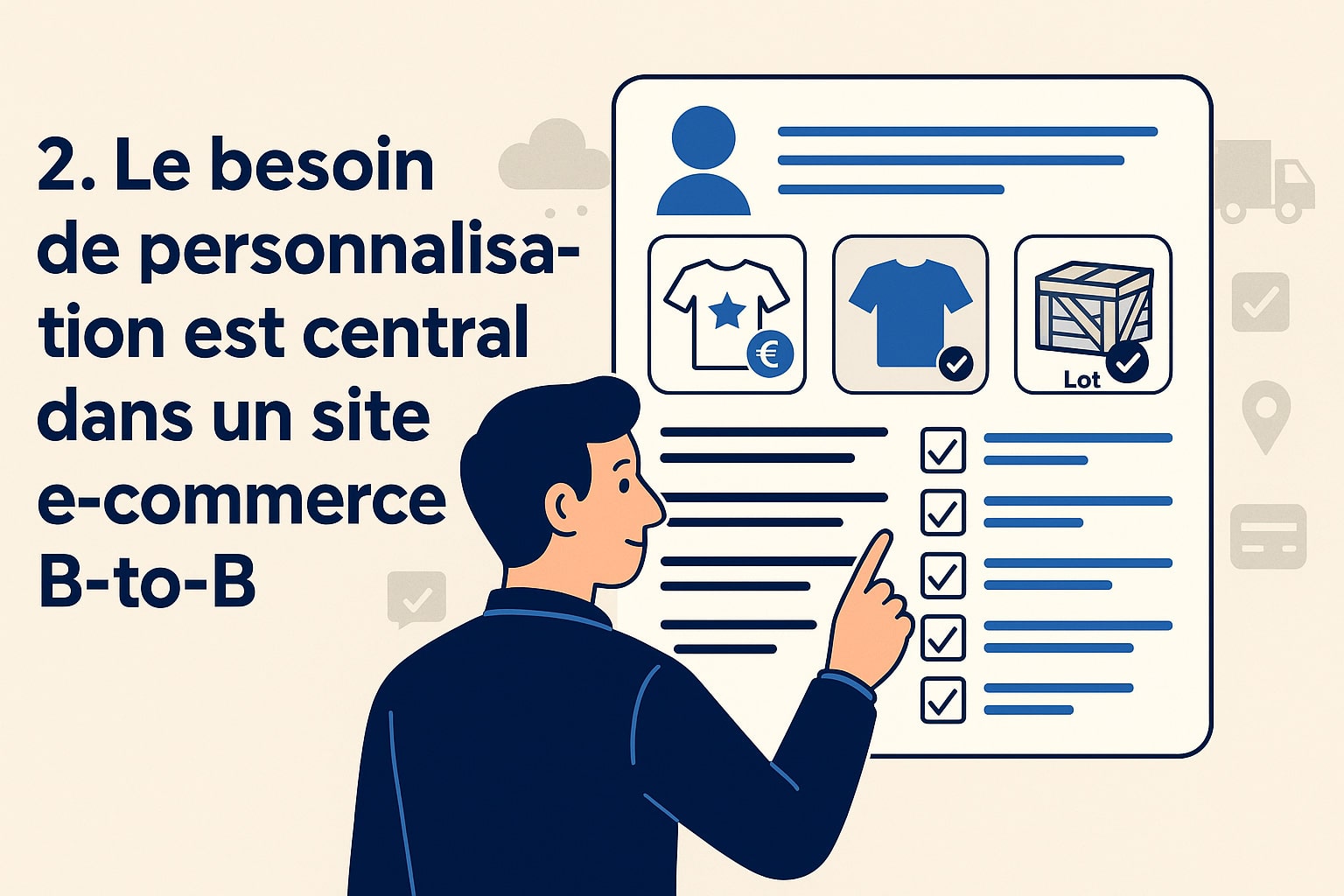 personnalisation site e commerce b to b