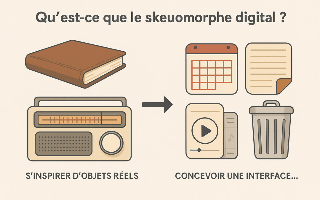 Qu&rsquo;est-ce que le skeuomorphe digital ? Définition & principes
