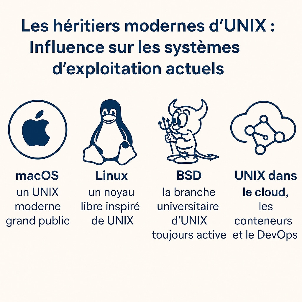 systemes d'exploitations basés sur UNIX